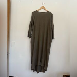 Black Crane wool blend dress
